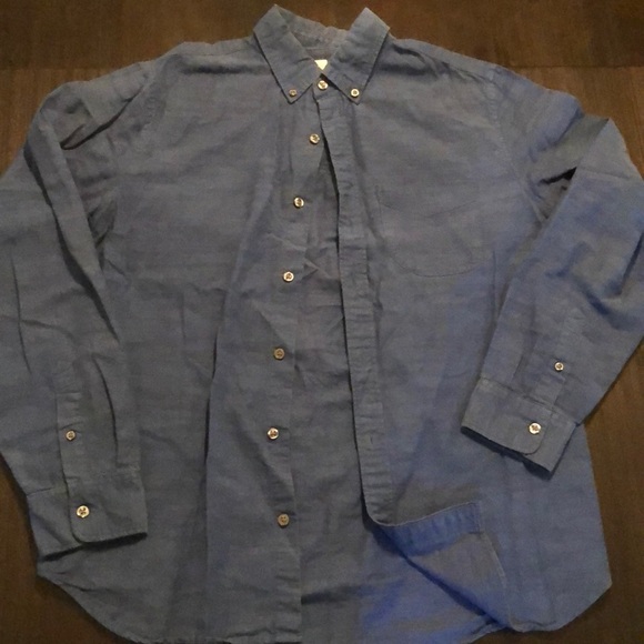 GAP Mens M Blue Button Down Shirt - Picture 1 of 5